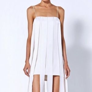 Alexis White Collé Mini Dress